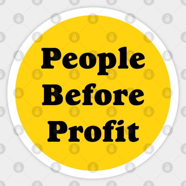 People Before Profit Sticker by Football from the Left